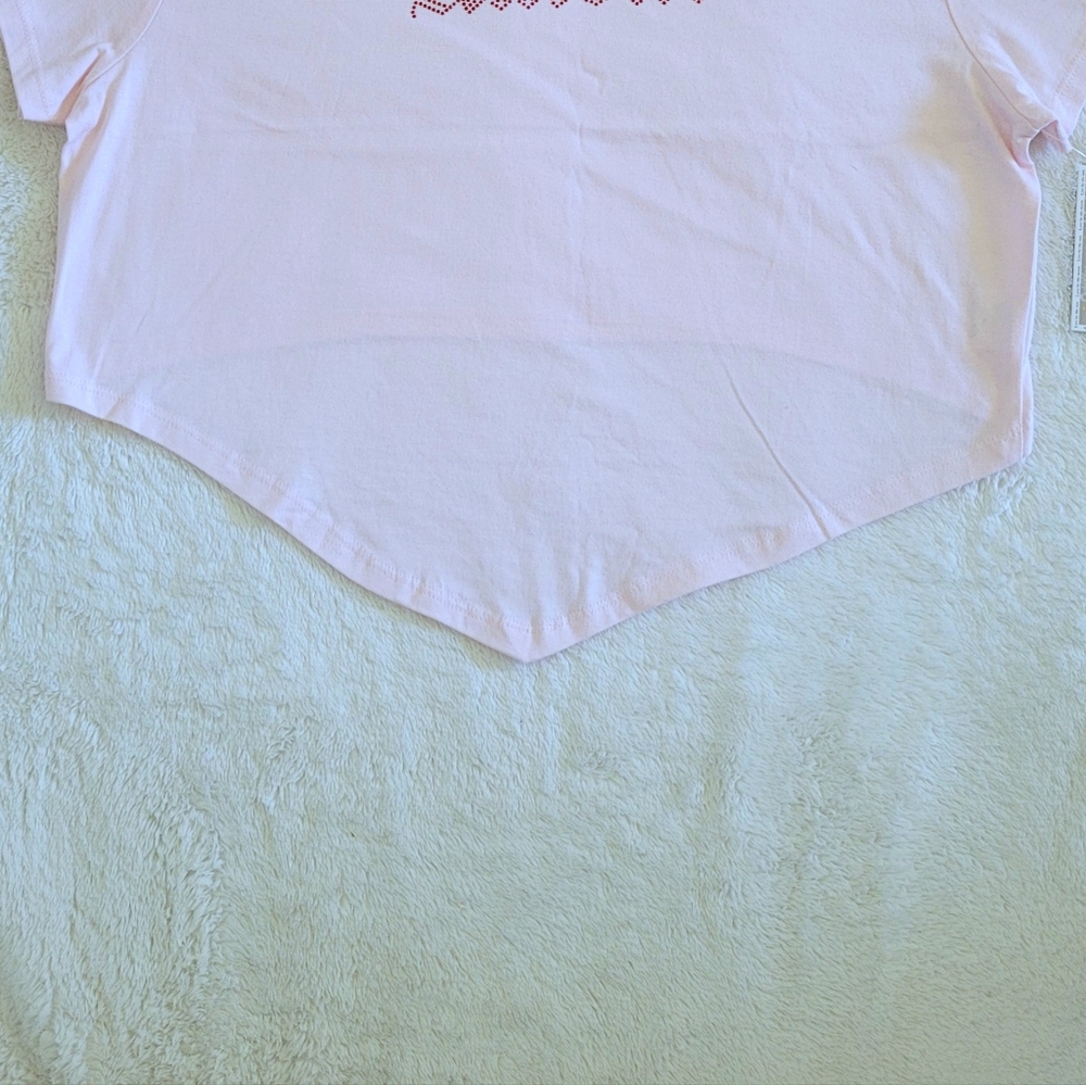 La Luna🌙 "Amour"♥️ Rhinestone Tee👕 - NWT - Picture 6 of 14
